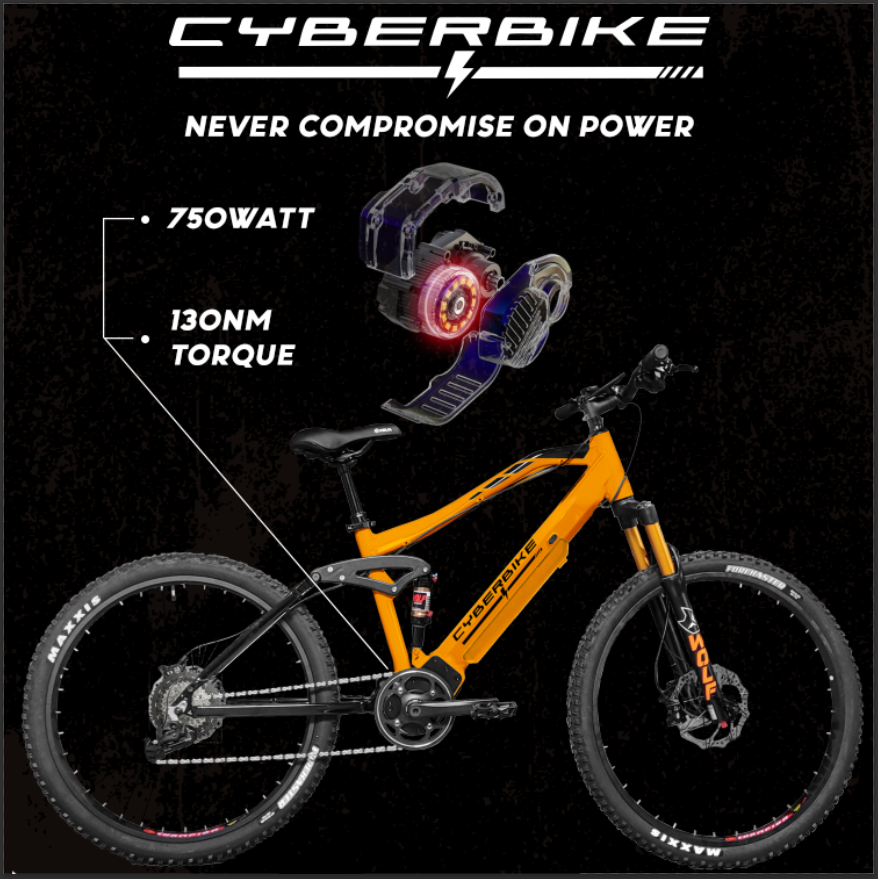 2024 Cyberbike Cyclone Mid Drive Electric Mountain Bike
